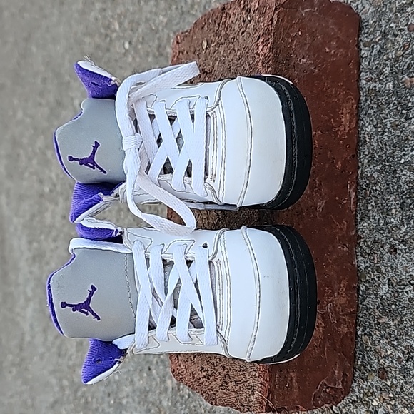 Jordan 5 Retro TD Dark Concord High Tops Size 6 Toddlers - Picture 7 of 11